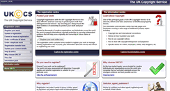 Desktop Screenshot of copyrightservice.co.uk