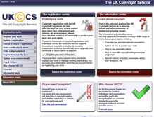 Tablet Screenshot of copyrightservice.co.uk
